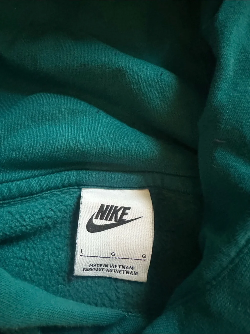 Nike Teal Hooded Sweatshirt - Men's Pullover Hoodie
